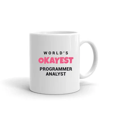 World's Okayest Programmer Analyst mug preview