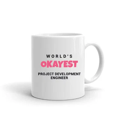 World's Okayest Project Development Engineer mug preview