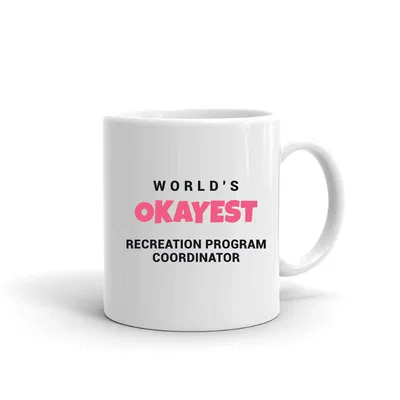 World's Okayest Recreation Program Coordinator mug preview