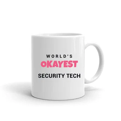 World's Okayest Security Tech mug preview
