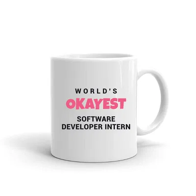 World's Okayest Software Developer Intern mug preview