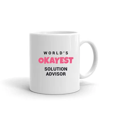 World's Okayest Solution Advisor mug preview