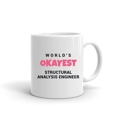 World's Okayest Structural Analysis Engineer mug preview