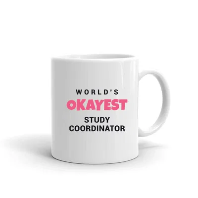 World's Okayest Study Coordinator mug preview