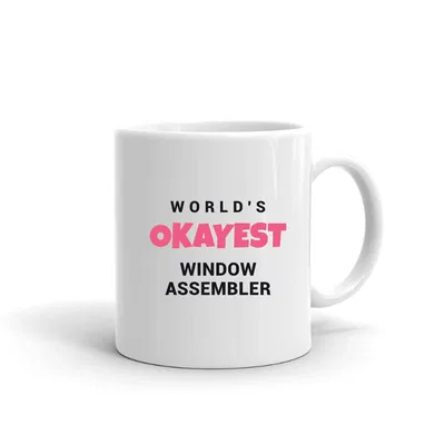 World's Okayest Window Assembler mug preview
