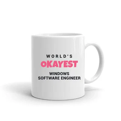 World's Okayest Windows Software Engineer mug preview