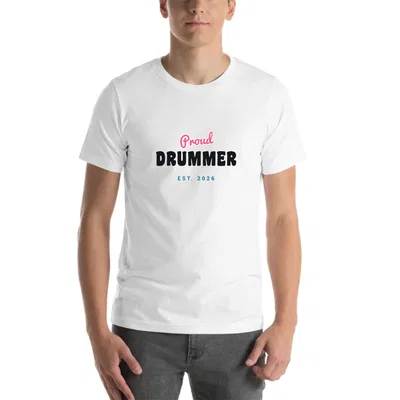 Proud Drummer Script & Block tee preview