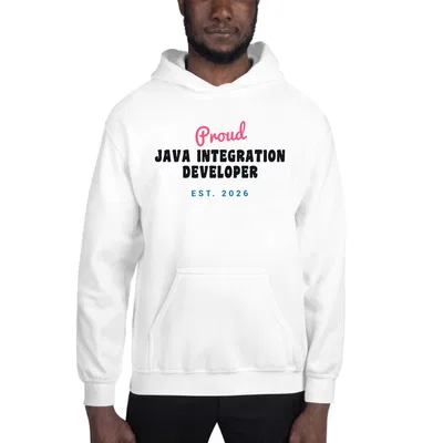 Proud Java Integration Developer Script & Block hoodie preview