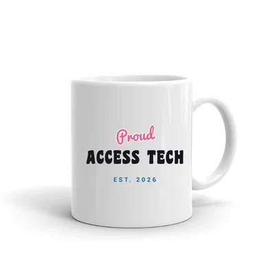 Proud Access Tech Script & Block mug preview