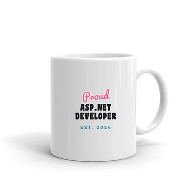 Proud Asp.net Developer Script & Block mug preview