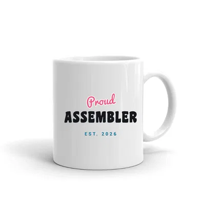 Proud Assembler Script & Block mug preview