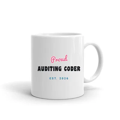 Proud Auditing Coder Script & Block mug preview