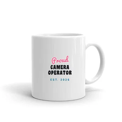 Proud Camera Operator Script & Block mug preview