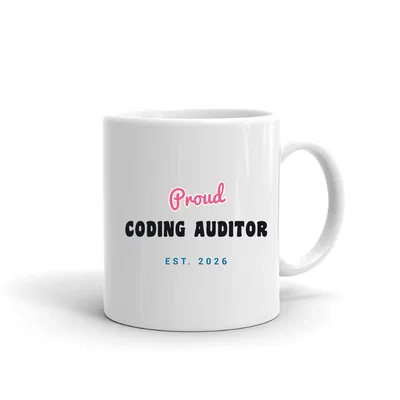 Proud Coding Auditor Script & Block mug preview