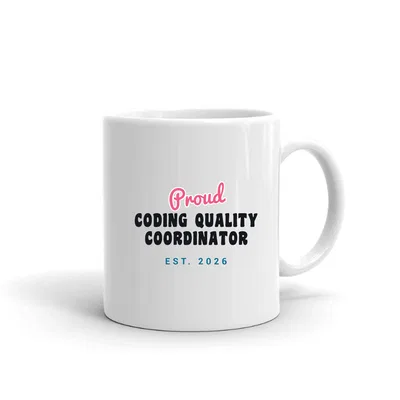 Proud Coding Quality Coordinator Script & Block mug preview