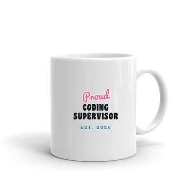 Proud Coding Supervisor Script & Block mug preview