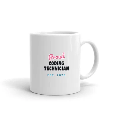 Proud Coding Technician Script & Block mug preview