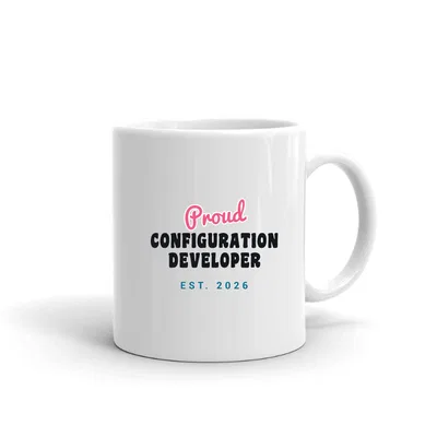 Proud Configuration Developer Script & Block mug preview