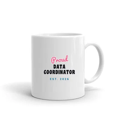 Proud Data Coordinator Script & Block mug preview