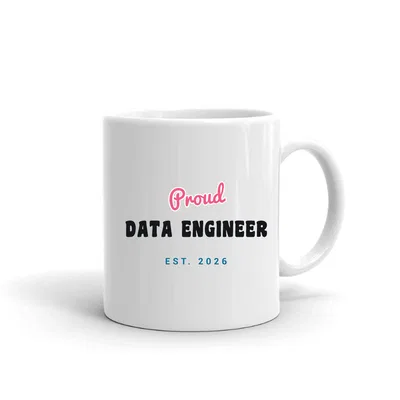 Proud Data Engineer Script & Block mug preview