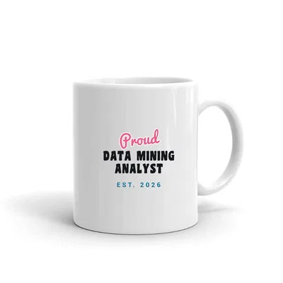Proud Data Mining Analyst Script & Block mug preview