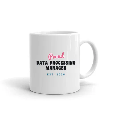 Proud Data Processing Manager Script & Block mug preview