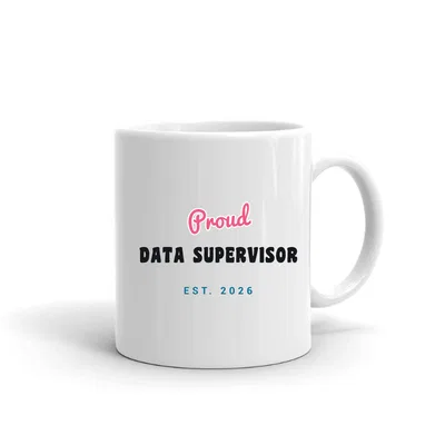 Proud Data Supervisor Script & Block mug preview