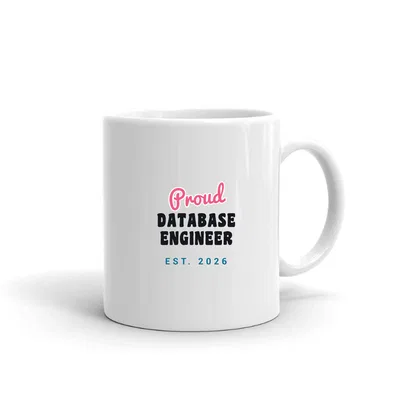 Proud Database Engineer Script & Block mug preview