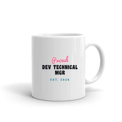 Proud Dev Technical Mgr Script & Block mug preview