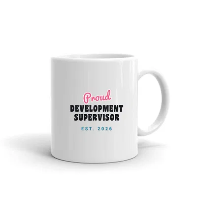 Proud Development Supervisor Script & Block mug preview