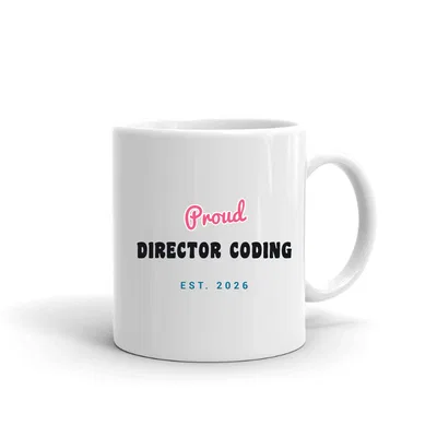 Proud Director Coding Script & Block mug preview