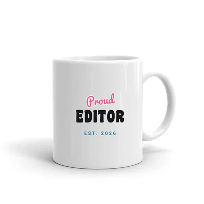 Proud Editor Script & Block mug preview
