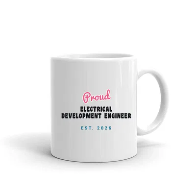 Proud Electrical Development Engineer Script & Block mug preview