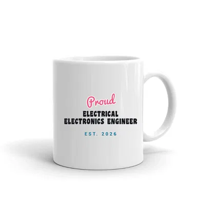 Proud Electrical Electronics Engineer Script & Block mug preview