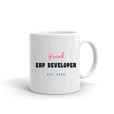 Proud Erp Developer Script & Block mug preview
