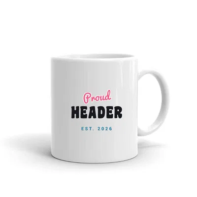 Proud Header Script & Block mug preview