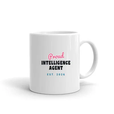 Proud Intelligence Agent Script & Block mug preview