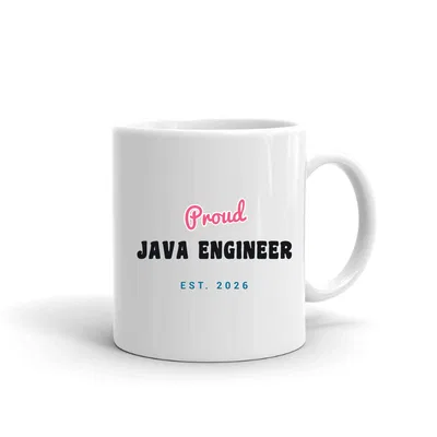 Proud Java Engineer Script & Block mug preview