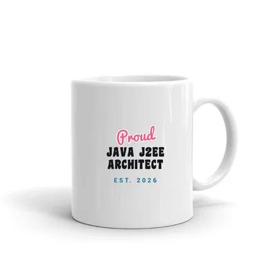 Proud Java J2ee Architect Script & Block mug preview