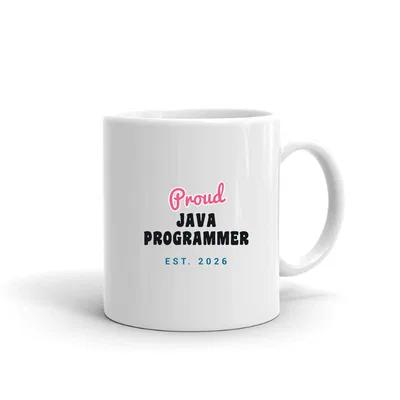 Proud Java Programmer Script & Block mug preview
