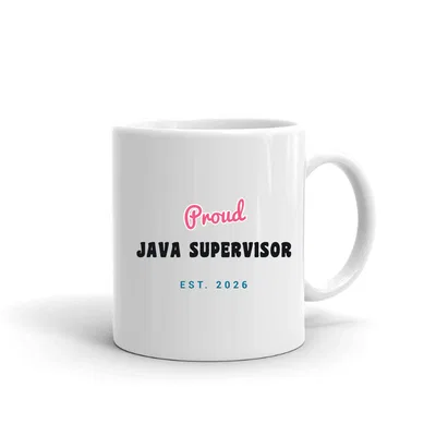 Proud Java Supervisor Script & Block mug preview