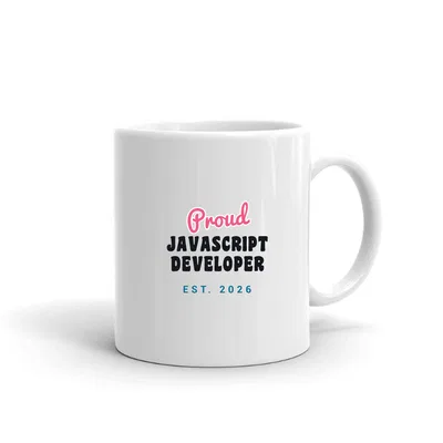 Proud Javascript Developer Script & Block mug preview
