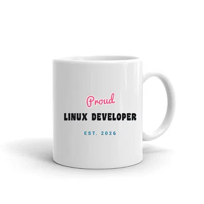 Proud Linux Developer Script & Block mug preview