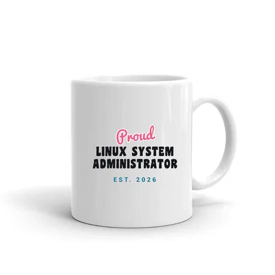 Proud Linux System Administrator Script & Block mug preview