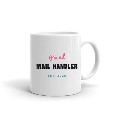 Proud Mail Handler Script & Block mug preview