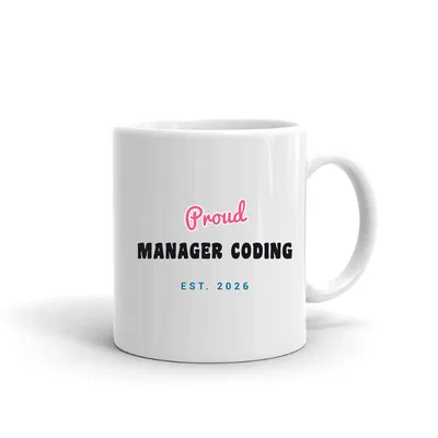 Proud Manager Coding Script & Block mug preview