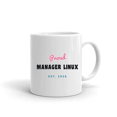 Proud Manager Linux Script & Block mug preview