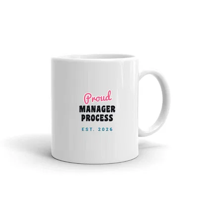 Proud Manager Process Script & Block mug preview