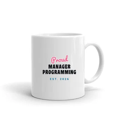 Proud Manager Programming Script & Block mug preview