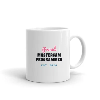 Proud Mastercam Programmer Script & Block mug preview